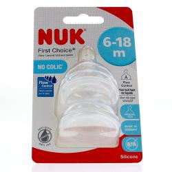 NUK TET FC 6-18M FLOW CONTROL SILI 2