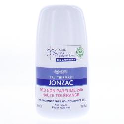 JONZAC - Déo Non Parfumé 24H Haute Tolérance Bio 50 ml
