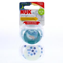 NUK SUCETTE STARLIGHT 18-36M GARCON