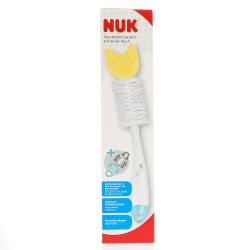 NUK - Goupillon 2 en 1 Bout Eponge