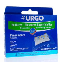 Pansements Waterproof Brûlures et Blessures 6 unités