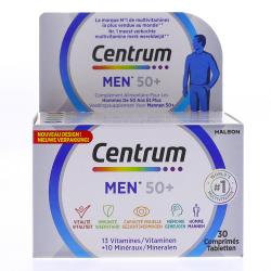 CENTRUM Men 50+ 30 comprimés