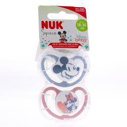NUK SUCETTE SPACE 18-36M MINNIE