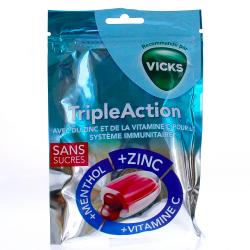 VICKS bonbon triple action s/sucre