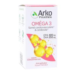 ARKOGELULES OMEGA 3 HUILE POISSON 60CAPS
