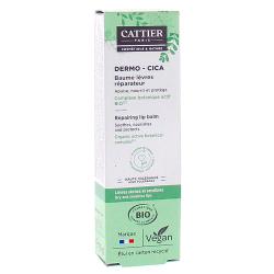 CATTIER - Dermo-Cica Baume à Lèvres Réparateur Bio 15g