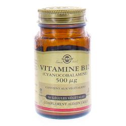 Vitamine B12 500 microgrammes - 50 gélules