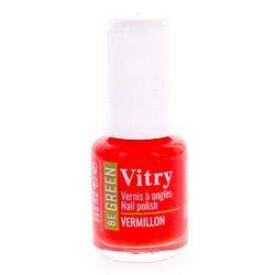 VITRY VERNIS BE GREEN VERMILLON 6ML