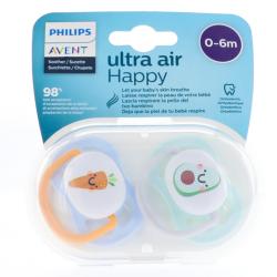 AVENT SUCET ULTRA AIR 0-6M MIXT FRUITS