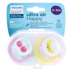 AVENT SUCET ULTRA AIR 0-6M MIXT FRUITSNSF