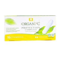 ORGANYC Tampon sans applicateur flux normal bio x16