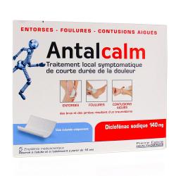 ANTALCALM 140 mg, emplâtre médicamenteux