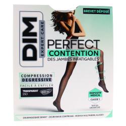 DIM Perfect contention - Collant transparent 25D couleur gazelle Taille 3