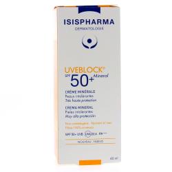 ISISPHARMA - Uveblock Crème Minérale SPF50+ 40ml