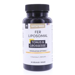 NAT & FORM Fer liposomal x60 g&eacute;lules