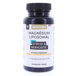 NAT & FORM Magn&eacute;sium liposomal x60 g&eacute;lules