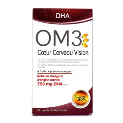 OM3 DHA COEUR-CERVEAU-VISION BTE/60