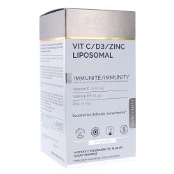 BIOCYTE LONGEVITY VIT C D3 ZN LIPO 14 ST