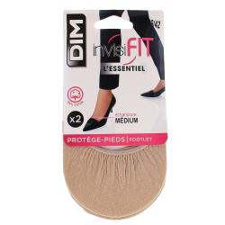 DIM Invisifit - Prot&egrave;ge pieds x2 paires taille 39/42