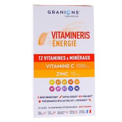 GRANIONS VITAMINERIS ENERGIE X30COMP EFF