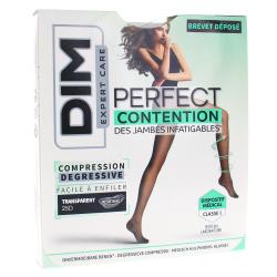 DIM Perfect contention - Collant transparent 25D couleur noir Taille 4