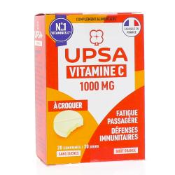 UPSA Vitalité Vitamine C 1000mg à croquer 20 comprimés