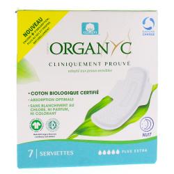 ORGANYC SERVIETTES COTON BIO MAXI PROTEC