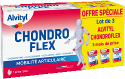 ALVITYL Bien-être physique - Chondro Flex Mobilité Articulaire Lot de 3 Boites de 60 comprimés