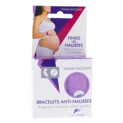 PHARMAVOYAGE Bracelets anti naus&eacute;es femme enceinte x2