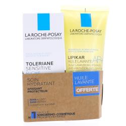 LA ROCHE POSAY Toleriane - Sensitive Soin Riche Hydratant Apaisant Protecteur 40ml + Lipikar Huile Lavante offerte
