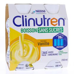 CLINUTREN BOISSON S/S VANILLE 200ML X4