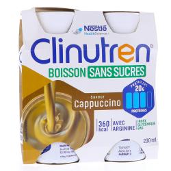 CLINUTREN BOISSON S/S CAPPUCC 200ML X4