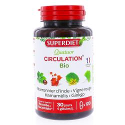 SUPERDIET Quatuor Bio Circulation Pot 120 gélules