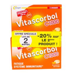 VITASCORBOL C 1000 COMP A CROQ X20 DUO ND