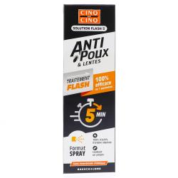 CINQ/CINQ POUX SPR FLASH 5MIN 150ML