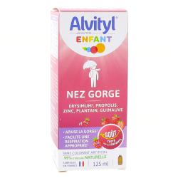 ALVITYL ENFANT SIROP NEZ GORGE 125ML