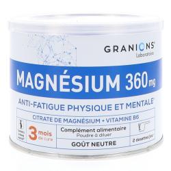 GRANIONS CITRATE DE MAGNESIUM 210G
