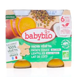 BABYBIO HACHIS VEGETAL 6M 2X200G