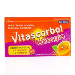 VITASCORBOL ENERGIE 30 CPR EFF