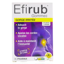3C PHARMA EFIRUB 24 GOMMES CITRON BT24