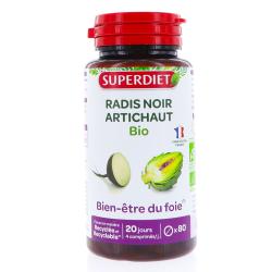 Radis Noir - Artichaut Bio - 80 comprimés