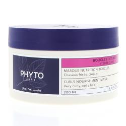 PHYTO MASQUE NUTRITION BOUCLES POT 200ML
