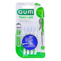 GUM Brossettes interdentaires trav-ler n°1414 - 1.1 mm x 4