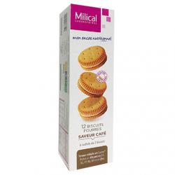 Les Aides Minceur Biscuits Fourrés Café Protéinés 6 sachets de 2 biscuits