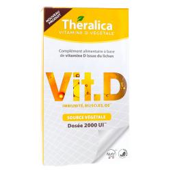 THERALICA VITAMINE D3 2000UI VEGAN 30 GEL