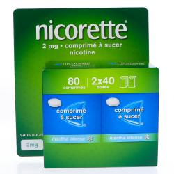 NICORETTE 2MG CPR SUC MENTH /80 RUP 9DEC
