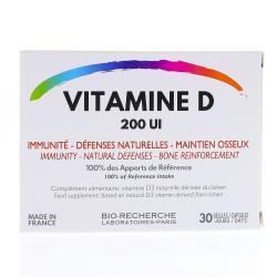 BIO RECHERCHE VITD 200UI 30 GEL