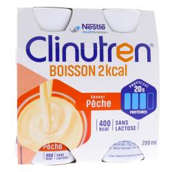 Clinutren HP/HC + Saveur Pêche 4 x 200ml