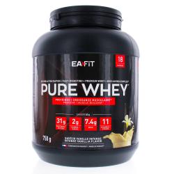 EAFIT Pure whey vanille intense pot de 750 grammes