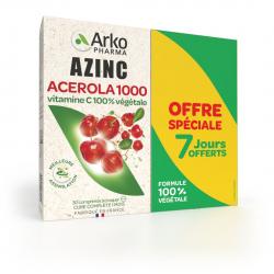 AZINC NATUREL ACEROLA 1000MG 30CPX2